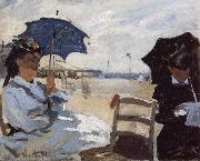 The Beach at Trouville, Claude Monet